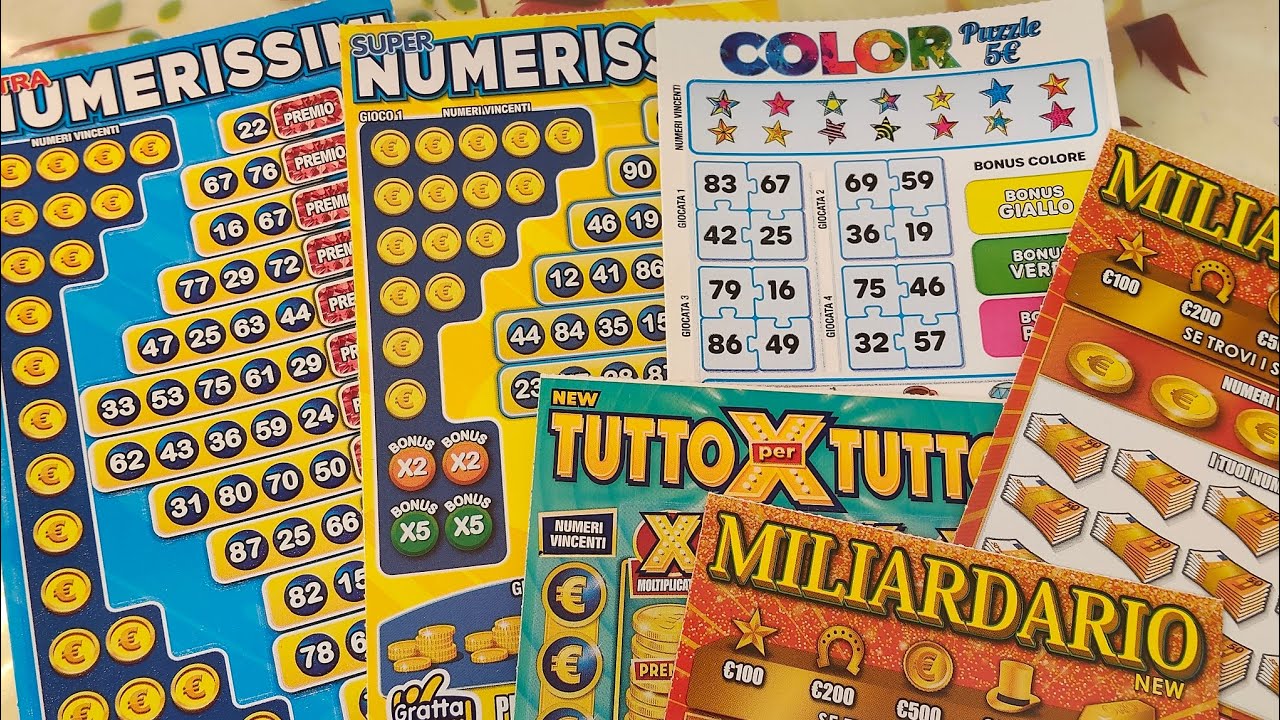 TANTISSIMI NUMERI 💥 COLOR 🧩 E MISTO🎊🌶️💰 BUON SABATO 🐞