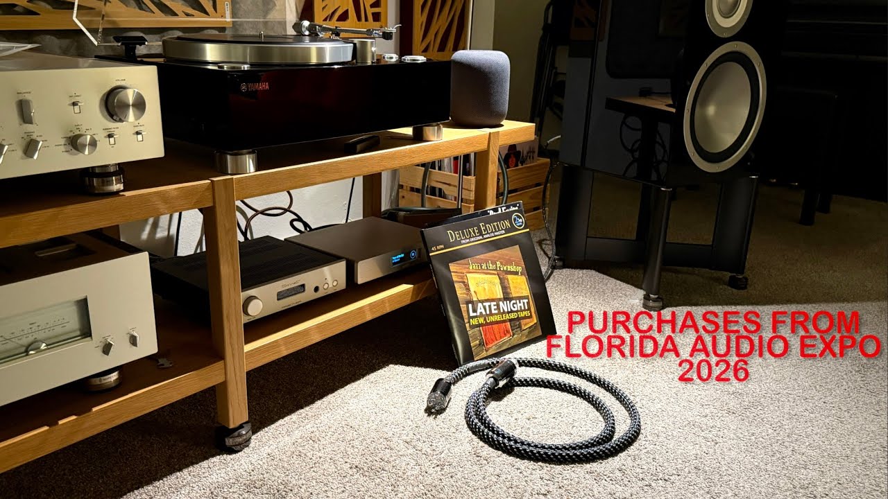 Yamaha 5000 Hifi system Demo with Florida Audio Expo 2026 Purchases
