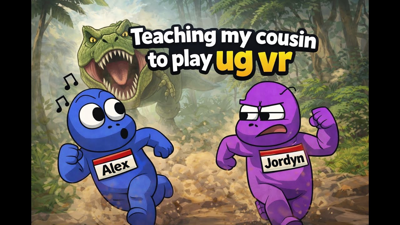 Teaching MY COUSIN how to play UG VR