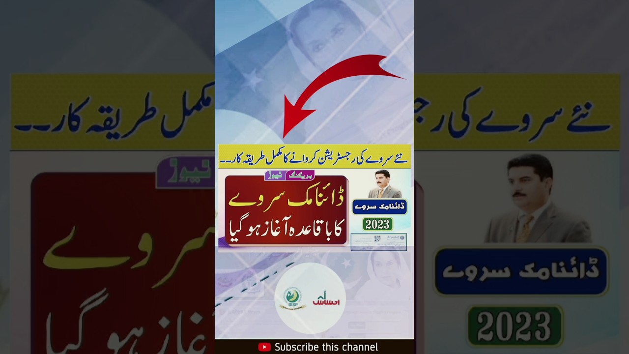 Dynamic Survey 2023 Start #bisp #ehsaas_program #youtubeshorts