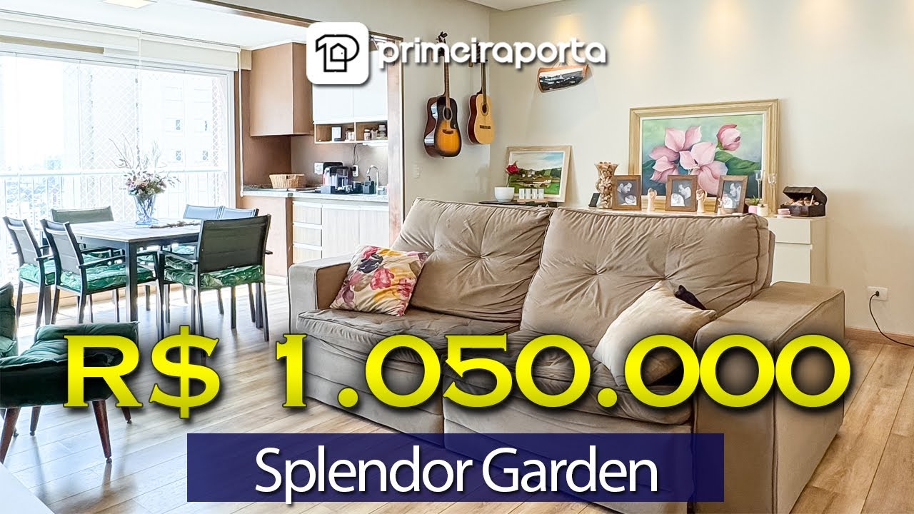 Apartamento no Splendor Garden, Condomínio Clube com 100m, 3 Quartos e Escritório!
