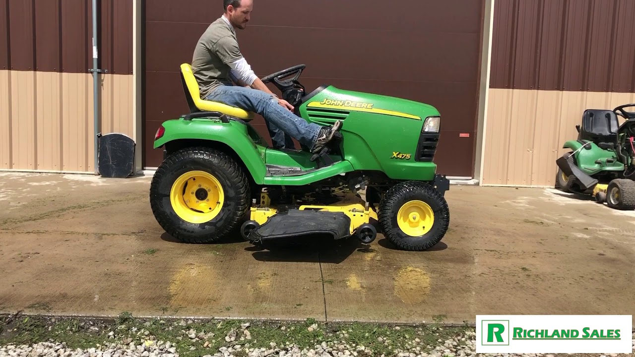SOLD: 2005 John Deere X475