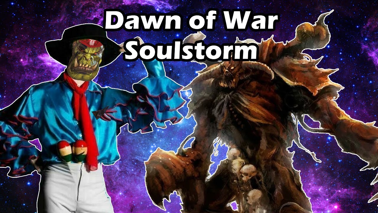 Dawn of War Soulstorm: 3 vs 3 Orks, Space Marines, Necrons vs Chaos Space Marines, Space Marines