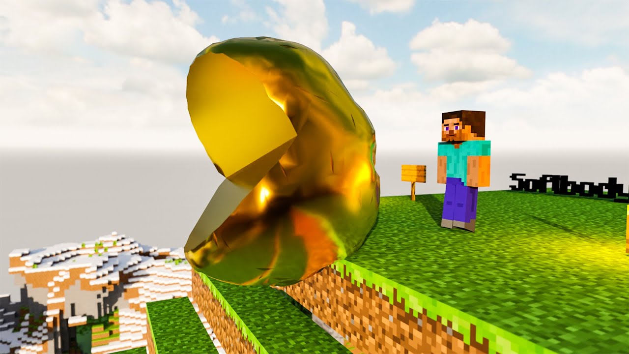 Bouncy Softbody PacMan Goes Down !! Softbody Simulation | Jelly PacMan Falls Down Over & Over