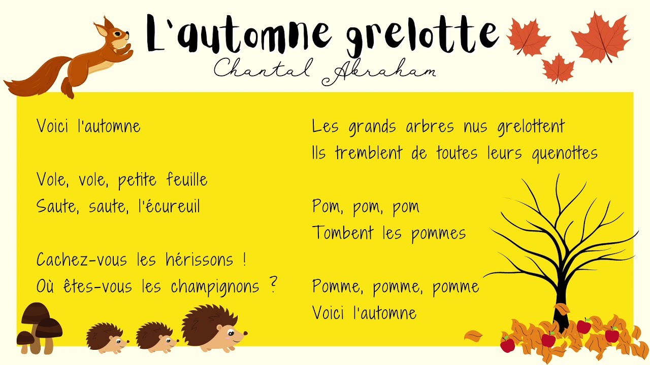 L'automne grelotte - Chantal Abraham