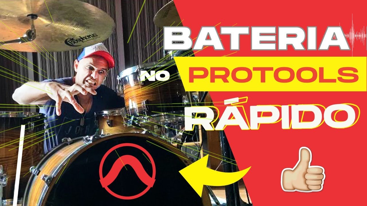 Como Editar Bateria no Protools - Modo Rápido