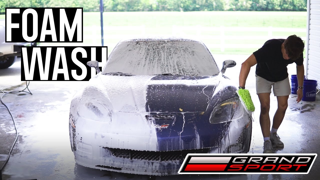 Satisfying LIMITED EDITION Corvette C6 Foam Wash - Auto Detailing