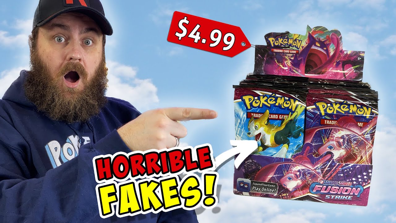 Are These HORRIBLE? Fake Fusion Strike Booster Box Opening