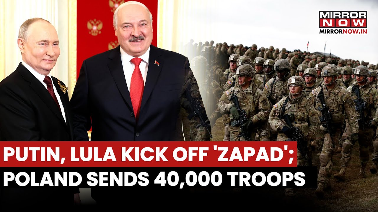 Russian Drones Cross Into Poland; 40,000 Troops Deployed Ahead of Zapad 2025 Drills