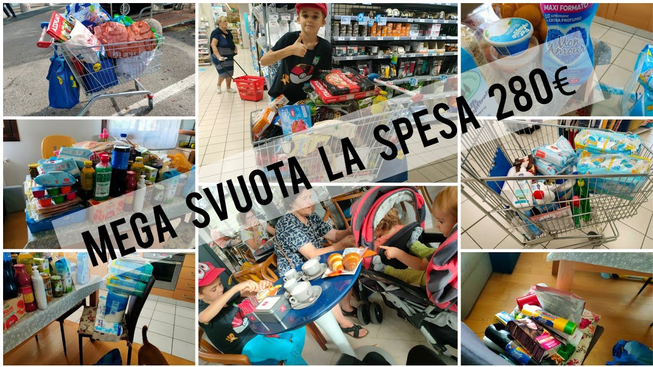 MEGA SVUOTA LA SPESA COOP 280€ | Mamma di tre, family of six ❤️
