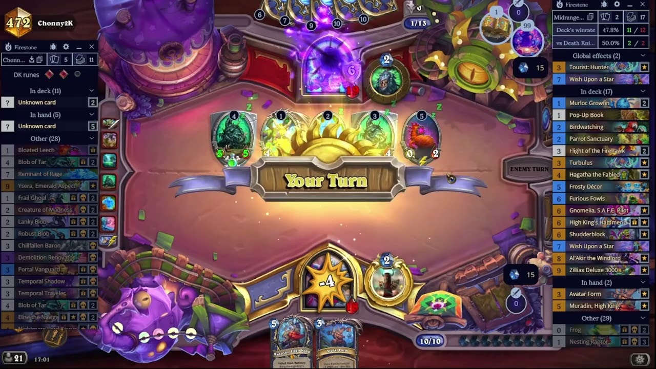Hearthstone Echoes of the Infinite Hagatha Shaman: Missing the right evolve is costly.