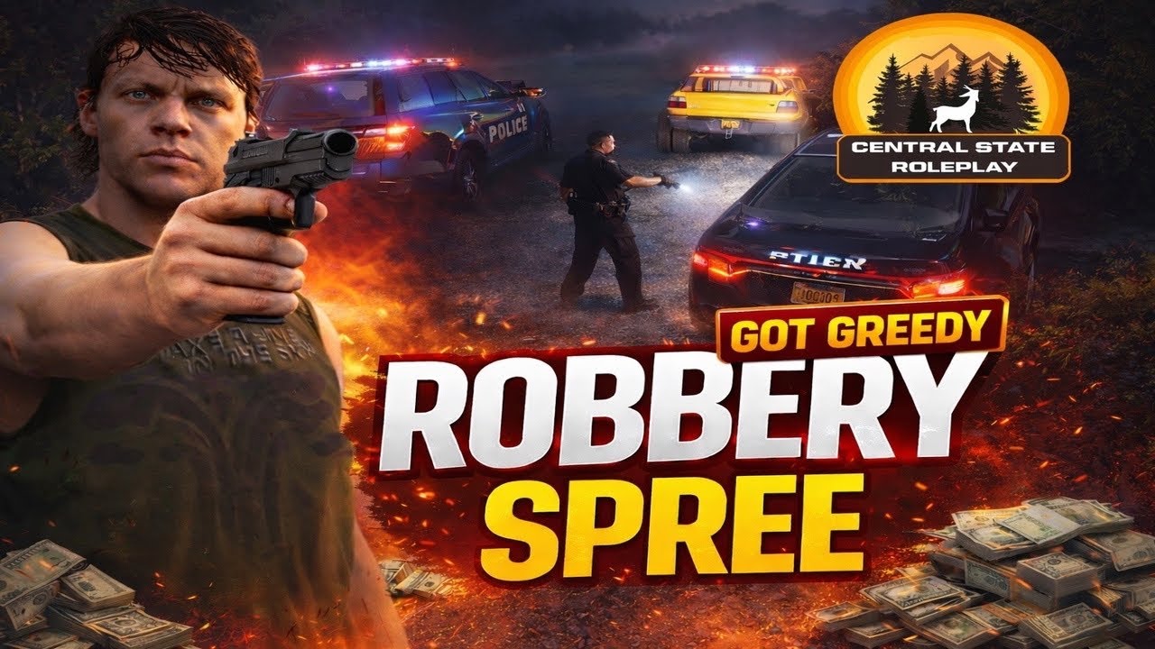 Серия вооруженных ограблений… Билли Боб стал жадным 😳💰🚔 | Ролевая игра в Центральном штате |