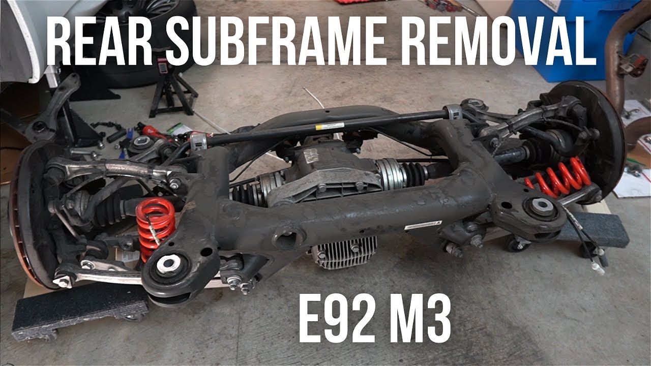 Rear Subframe Removal on E92 M3 - Track Car Build Journal Ep.27