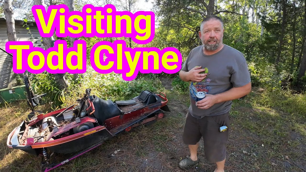 Visiting Todd Clyne, The Polaris Triple Wedge Vintage Snowmobile Guru!