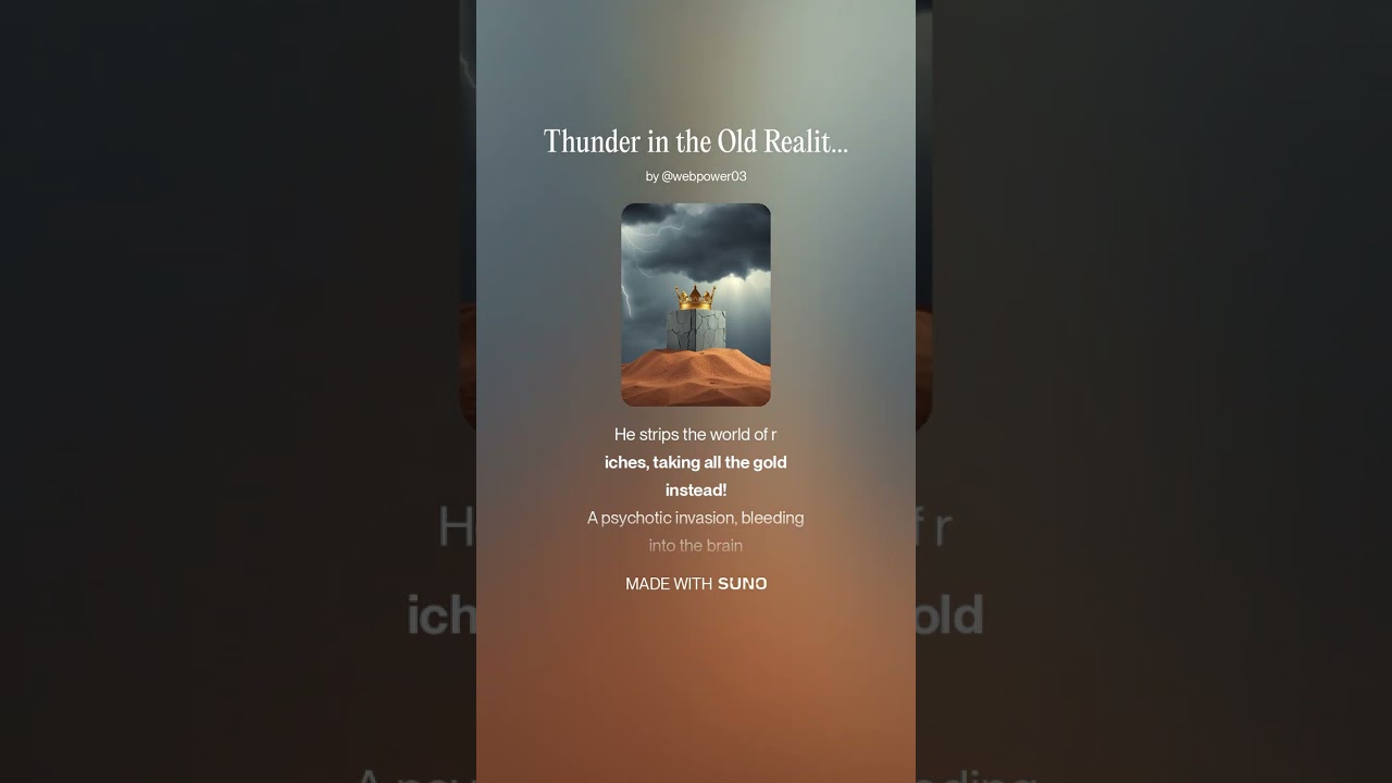 Thunder in the Old Reality