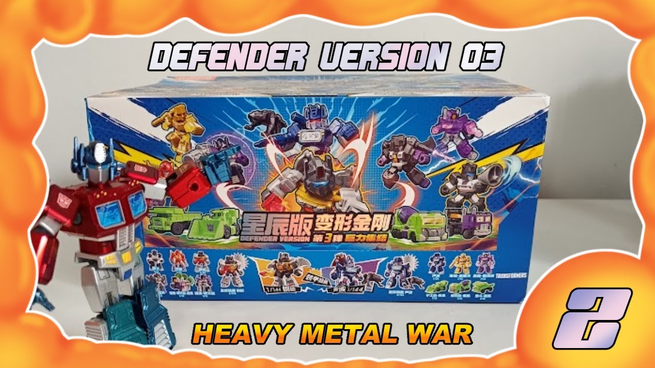 Abrindo Transformers Blokees Defenders Version Box 3 - Parte 2