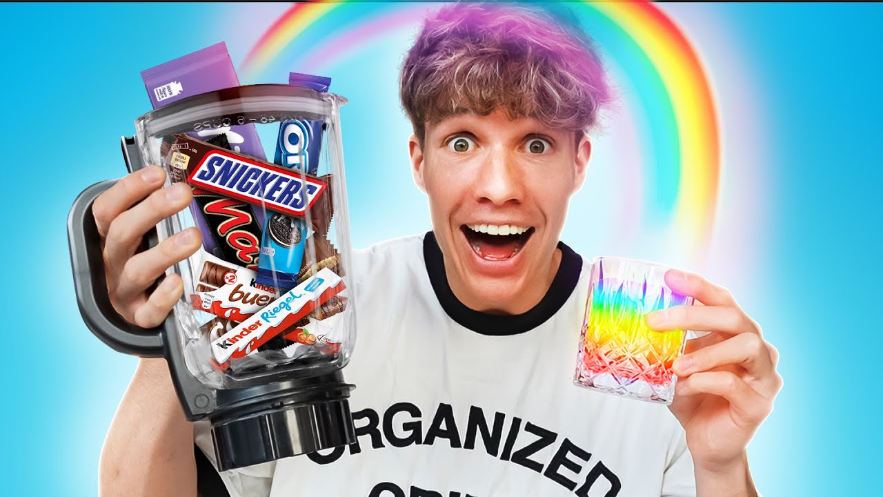 ALLE Süßigkeiten in MIXER 😱 (Ekelhaft) 🤢