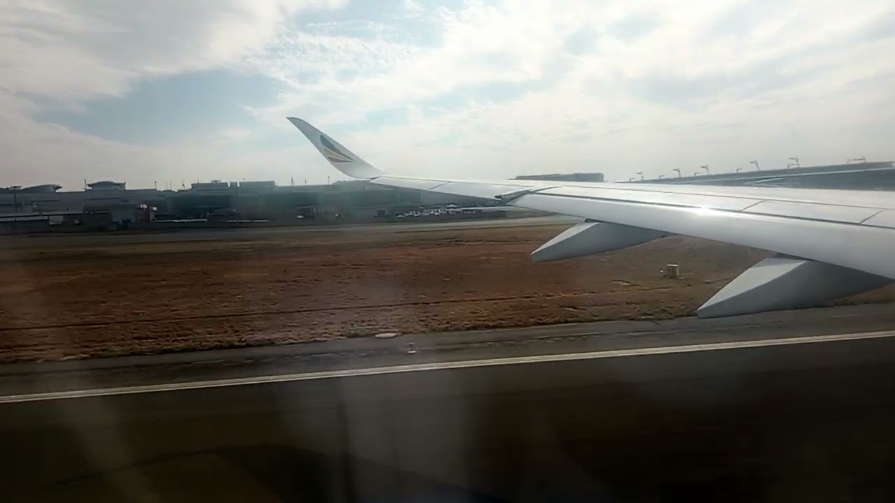 Le décollage d'un avion 