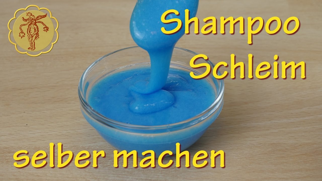 Shampoo-Schleim selber machen - ohne Kleber