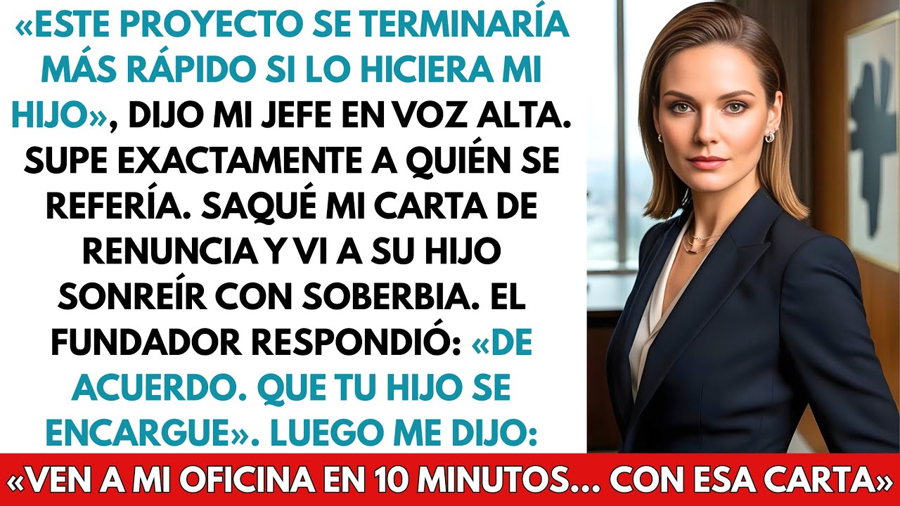 Mi jefe manipuló al consejo en mi contra — me fui y dejé que el karma hiciera su trabajo.