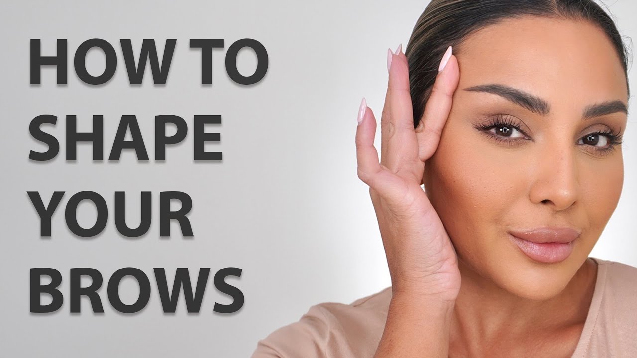 HOW TO SHAPE EYEBROWS WITH MAKEUP UPDATED 2022 | NINA UBHI