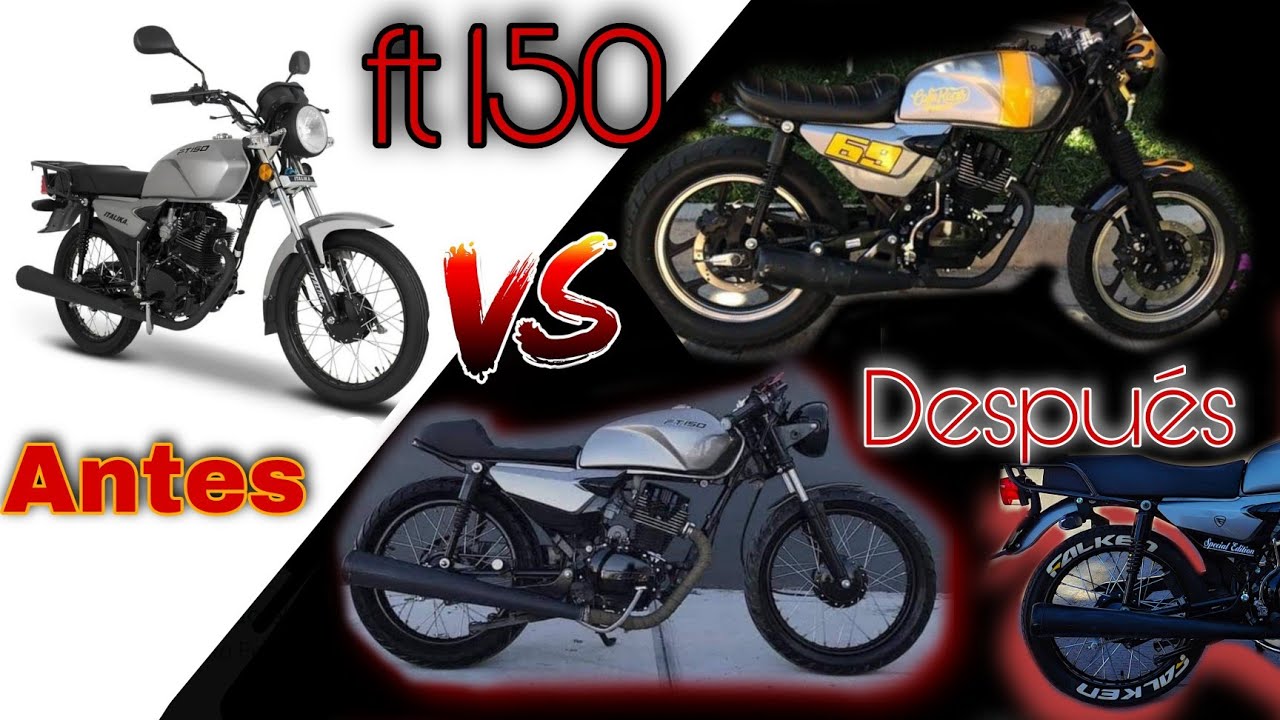 🔥Italika ft 150 grafito MODIFICADAS A CAFE RACE SÚPER INCREÍBLES 🤩