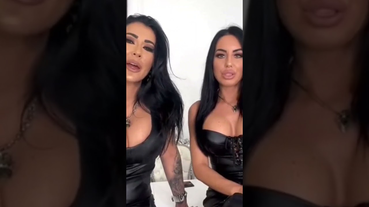 two women enjoy a long one