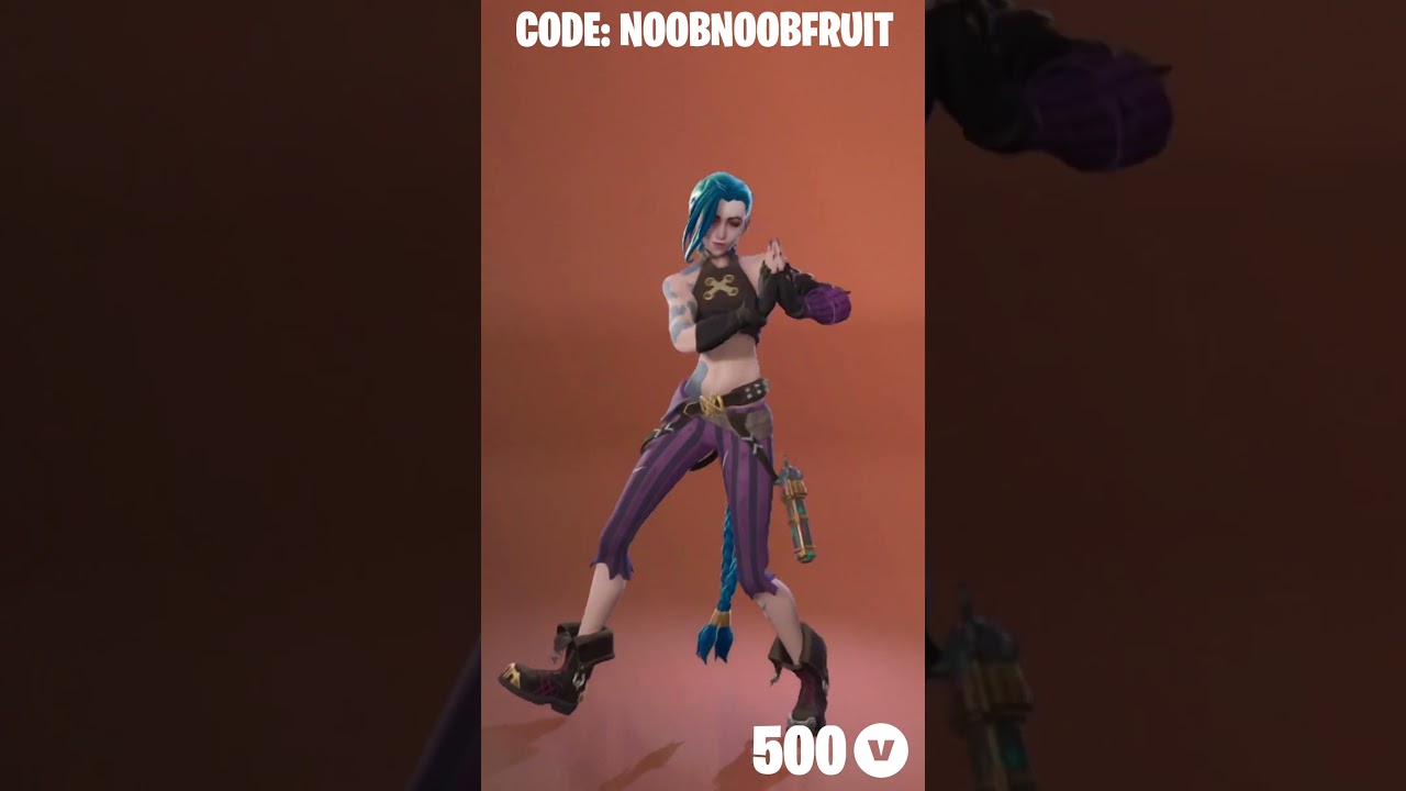 XO (ONLY IF YOU SAY YES) Emote Showcase ft. Jinx | Fortnite x Enhypen #shorts