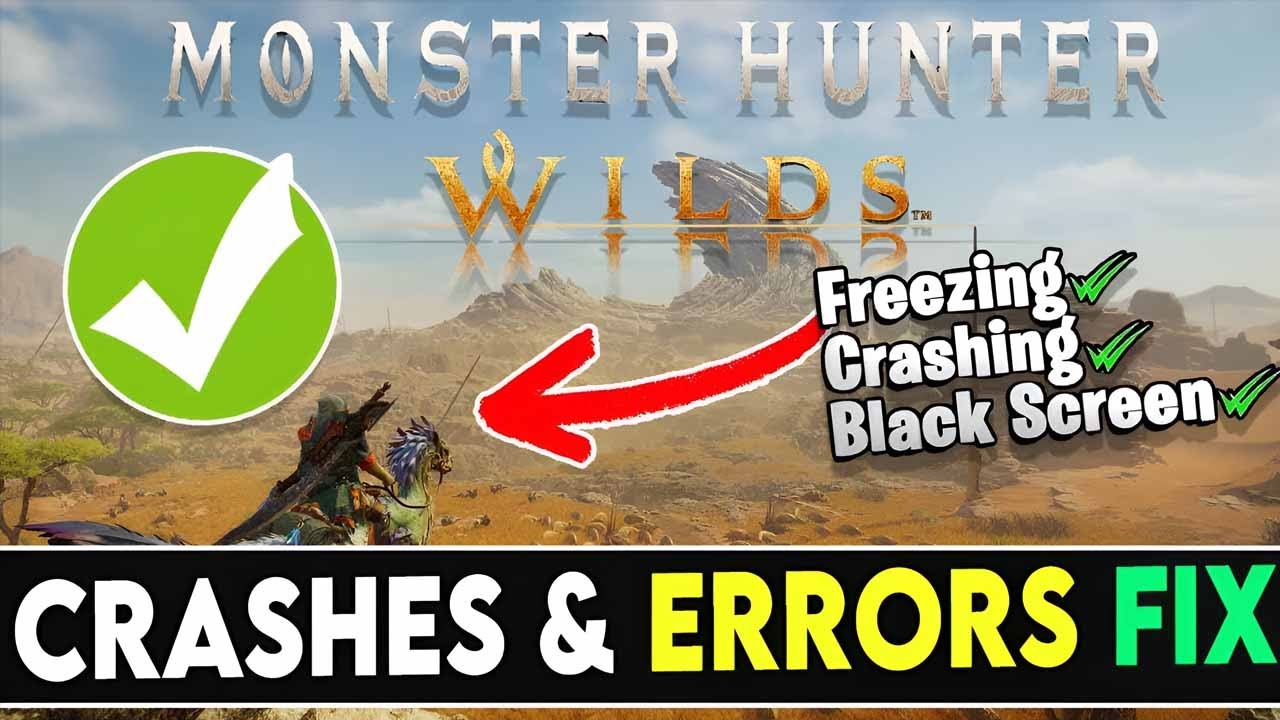Fix Monster Hunter Wilds Crashing, Crash On Startup, Crash To Desktop & Freezing On PC