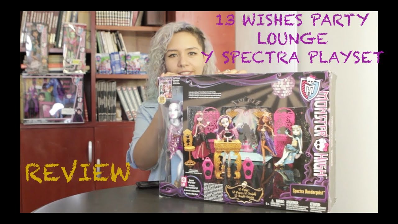13 Wishes Party Launge y Spectra Playset Review Monster High
