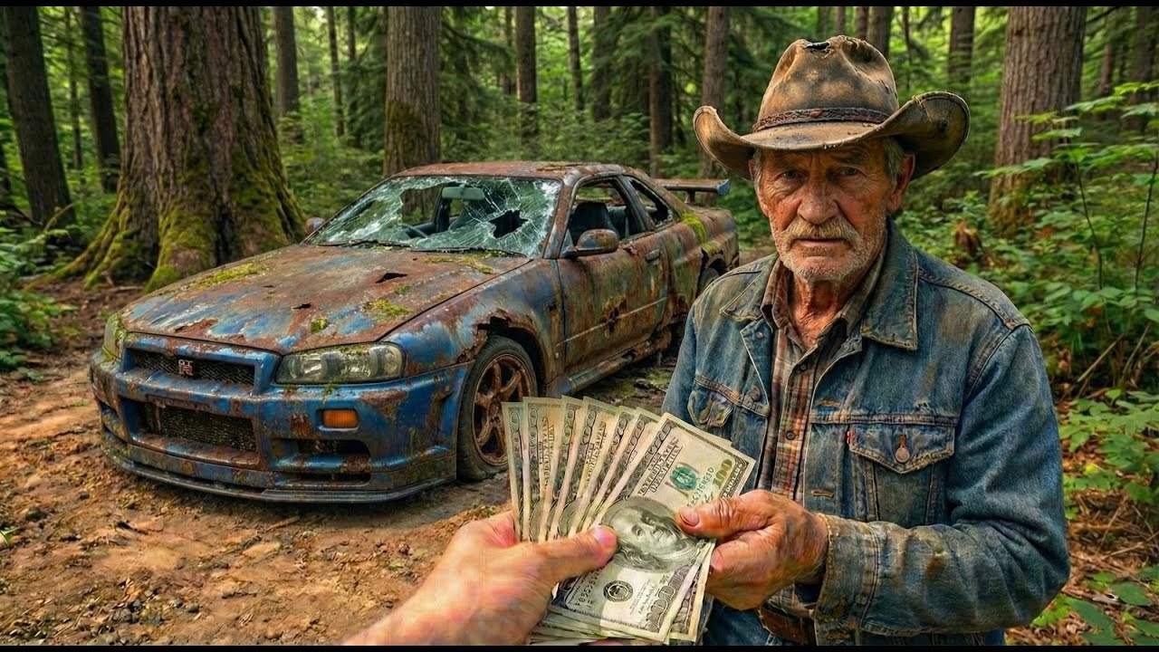 ASMR Car Restoration I 1999 NISSAN SKYLINE GT-R R34 I From Destroyed to Brand New Look