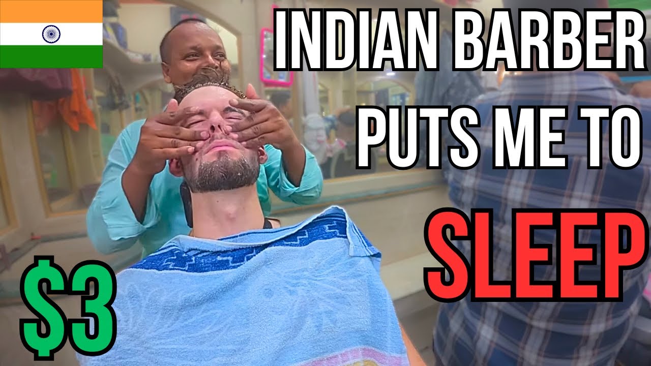 The Most Relaxing Shave + Shave Of My Life | Varanasi India 🇮🇳 