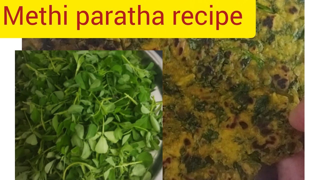 Methi paratha recipe 😊