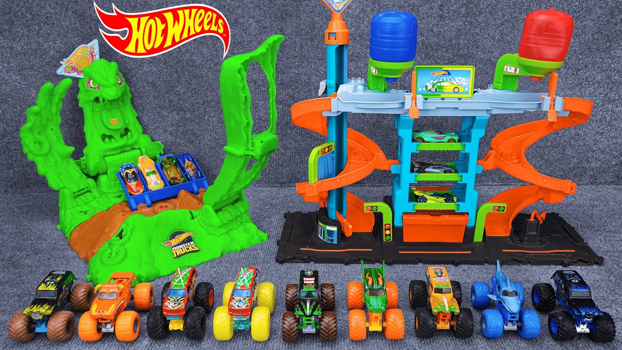 Hot Wheels Collection Unboxing Review ASMR | Hot Wheels City Mega Tower Car Wash