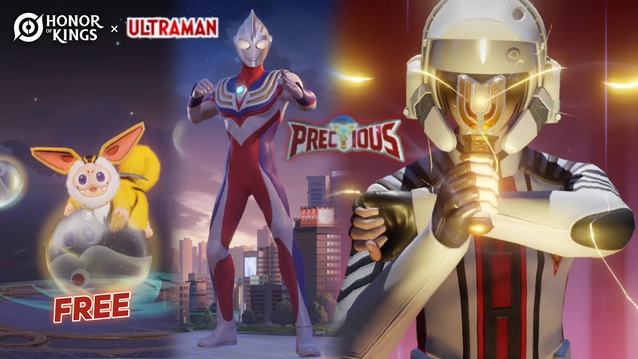 HOK × ULTRAMAN IS REAL | MOZI × ULTRAMAN TIGA | MENKI × HANEJIRO - HONOR OF KINGS