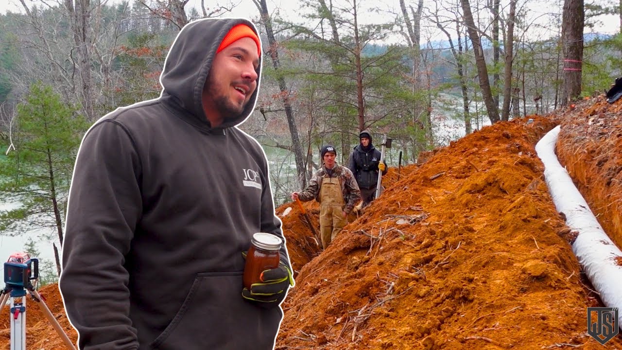 Time to Hand Dig this Septic System | $100 Apple Butter Pays for Tree Job