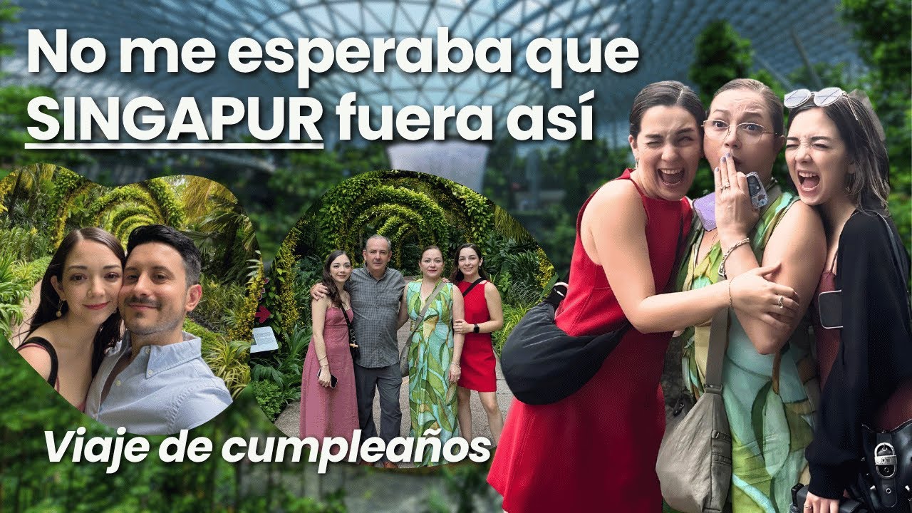 No me esperaba que Singapur fuera así 🤯 | Viaje de cumpleaños