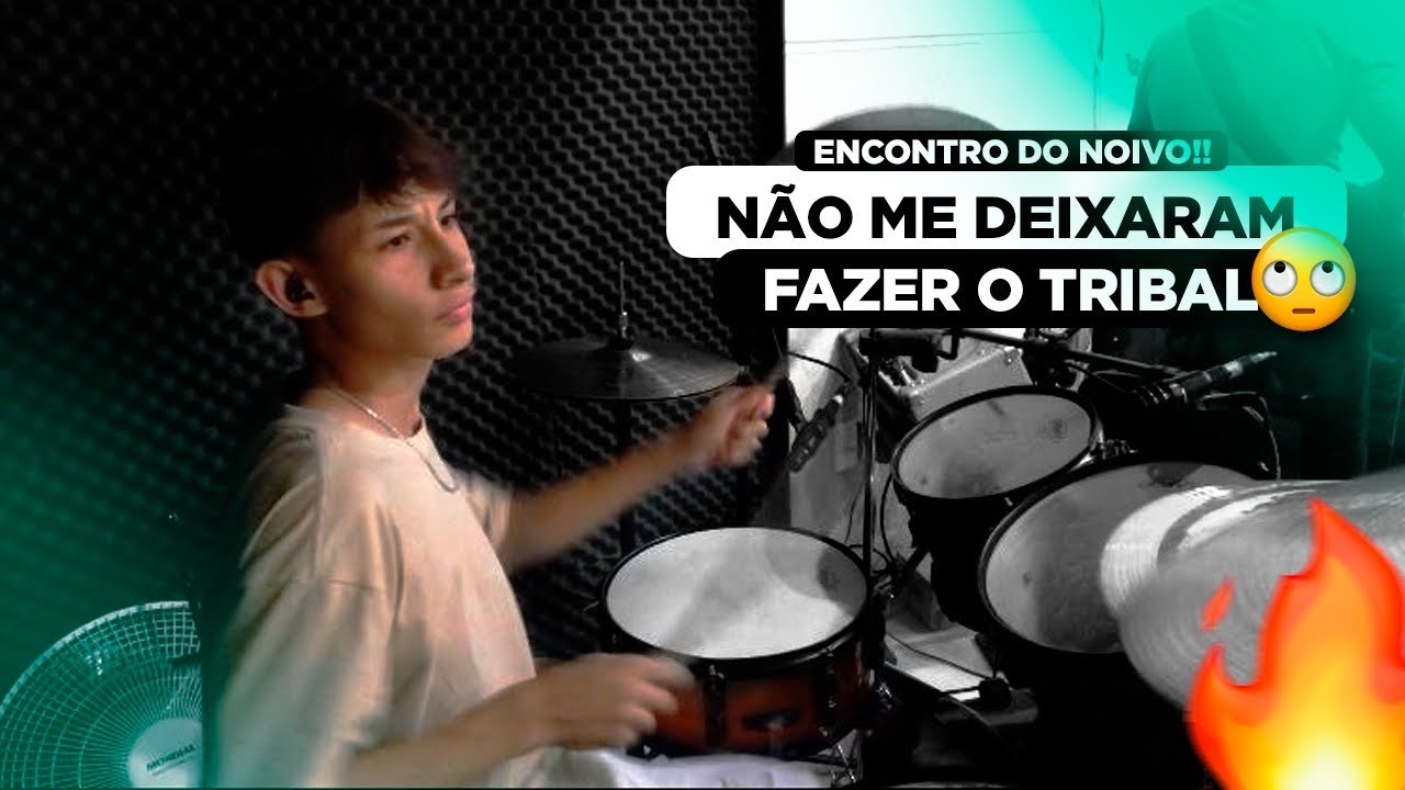 ENCONTRO DO NOIVO - ADB&Eacute;LEM - ISAAC OFICIALL #gospelchops #drumcover