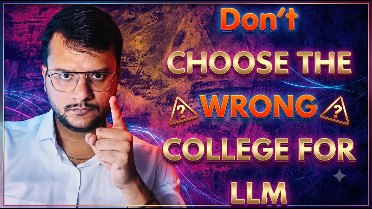 HOW TO CHOOSE THE BEST COLLEGE FOR LLM #clatpg2026