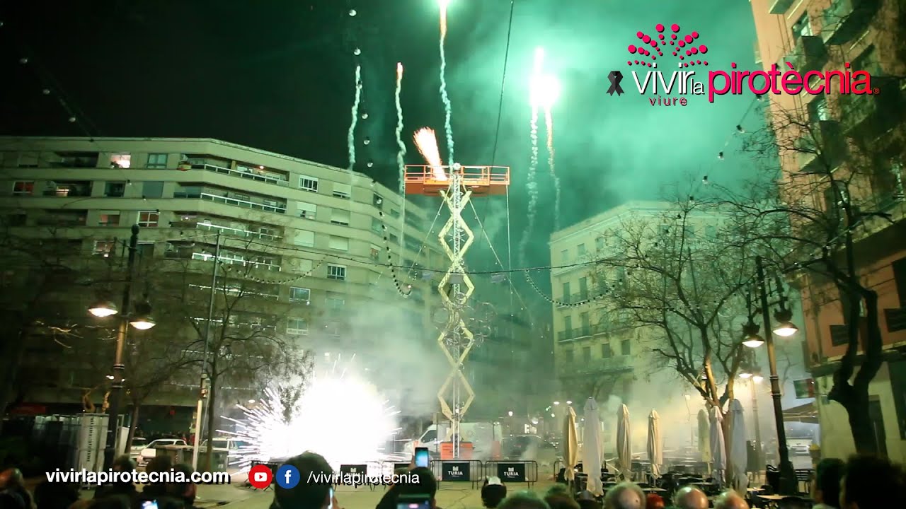 Fallas Valencia 2025, Pólvora a la Vespra, Castillo Fuegos Artificiales, Pintor Segrelles, Vulcano