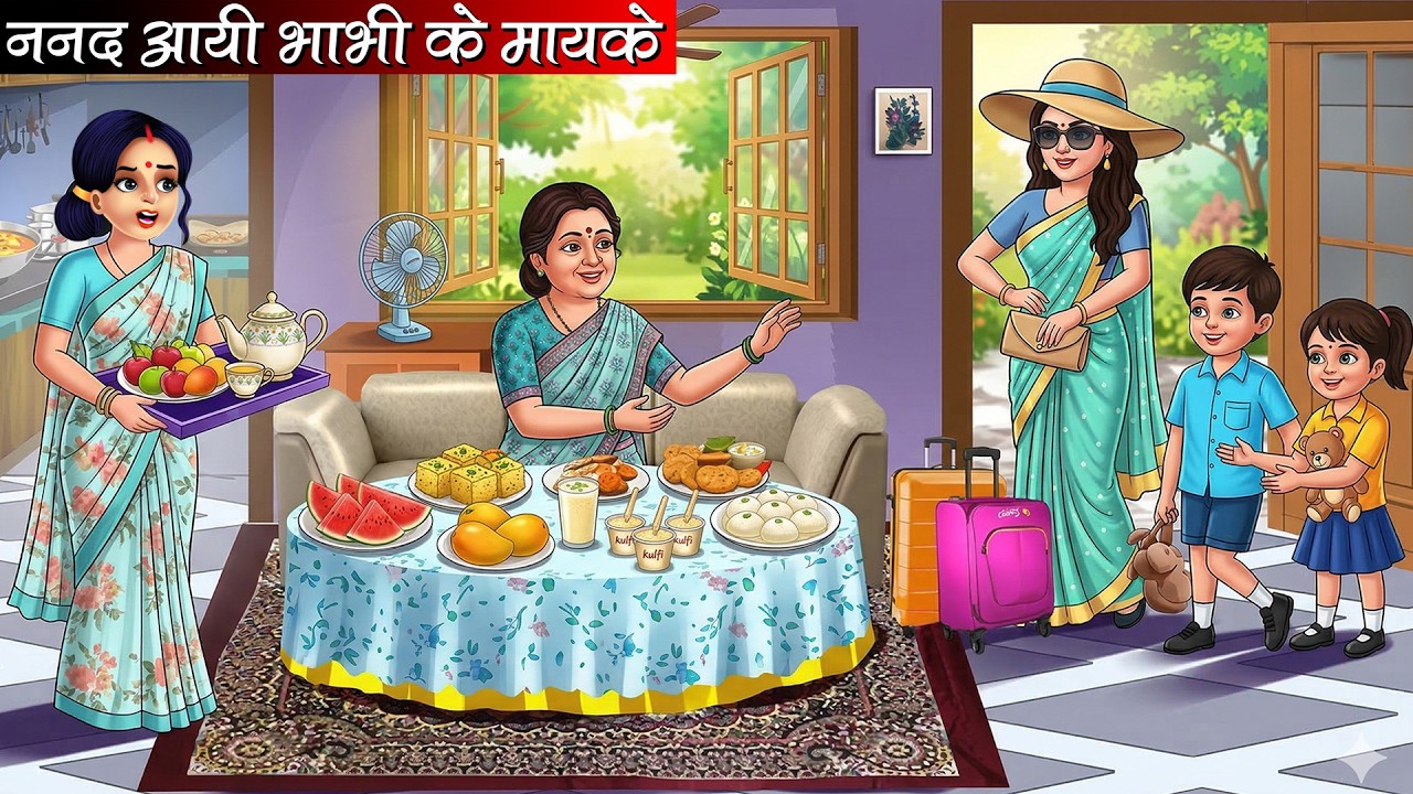 ननद आयी भाभी के मायके | Nanad Aayi Bhabhi Ke Mayke | Hindi Kahani | Moral Stories | Bedtime Stories