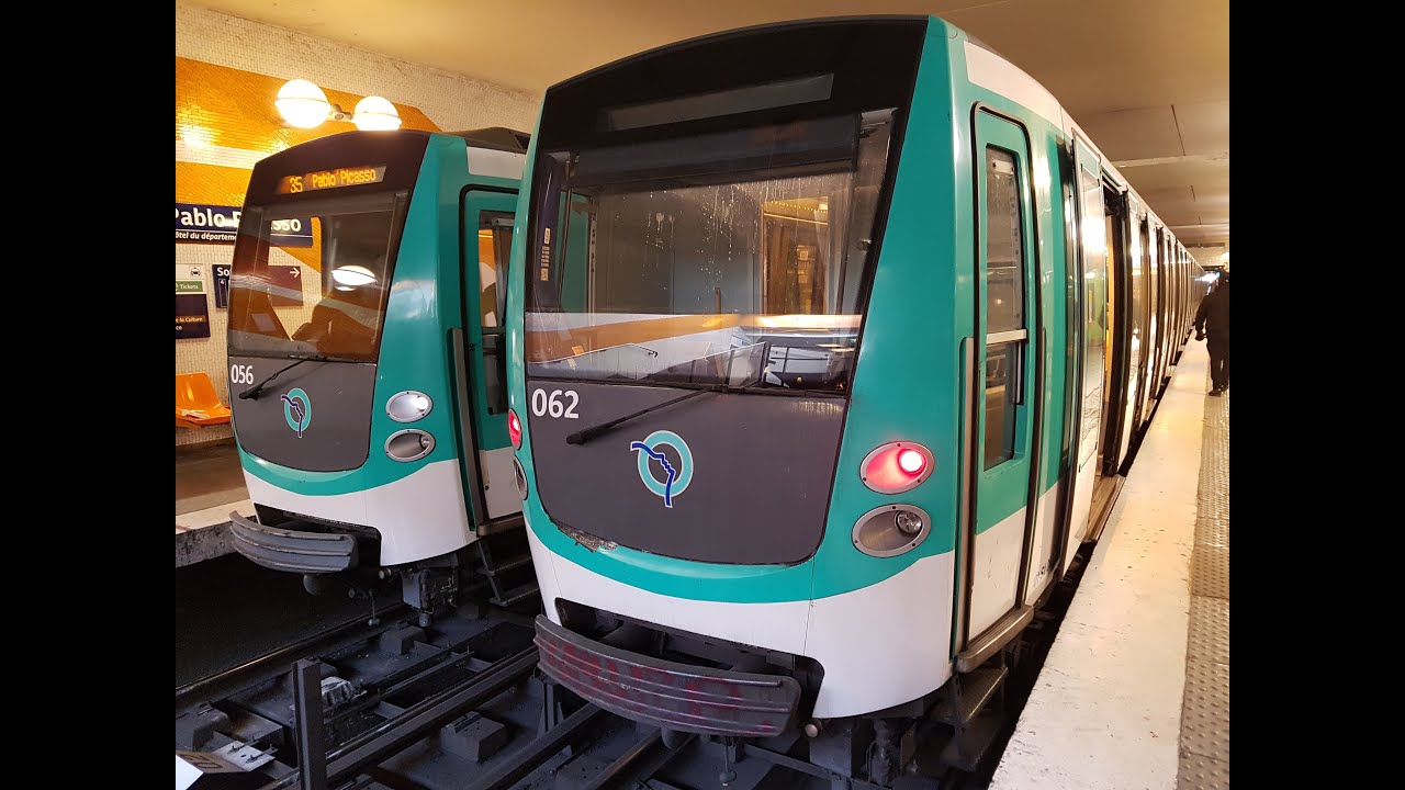 Métro Ligne 5🚇MF01 RATP : Place d'Italie➡️Bobigny - Pablo Picasso