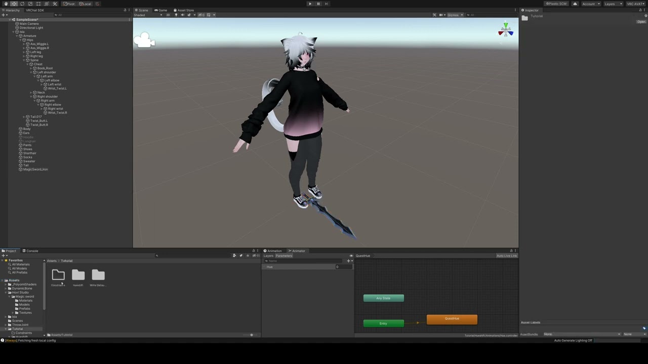 Quick setup of Constraints in Unity (for VRC avatars)