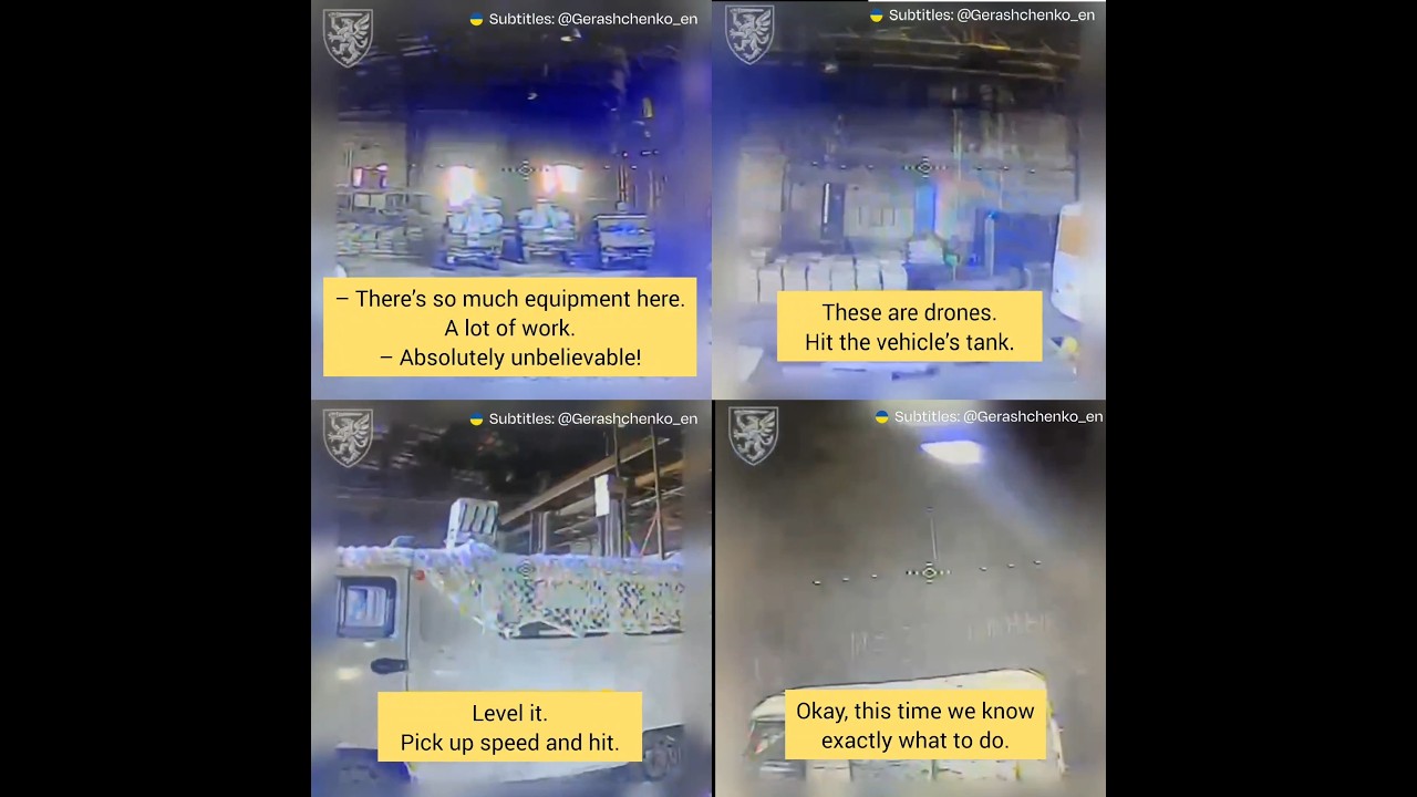 10,000 FPV Drones & 10 Utility Vehicles Destroyed in Warehouse in Kursk: Cool Video