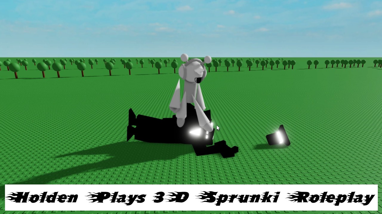 Holden Plays 3D Sprunki Roleplay [Whiten]