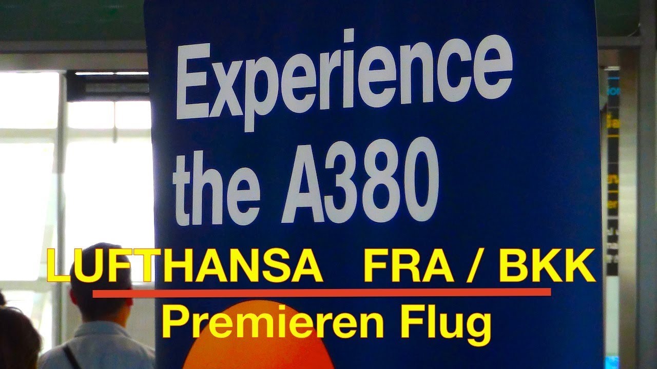 Lufthansa First Class & Terminal |Premiere Airbus A380 Flight Frankfurt Bangkok | Der HON PrivateJet