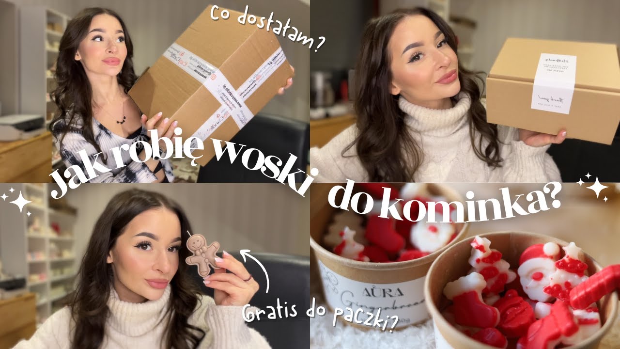 Jak robię woski zapachowe? Unboxing paczki od EasyCandle! Pakujemy zamówienia ♡