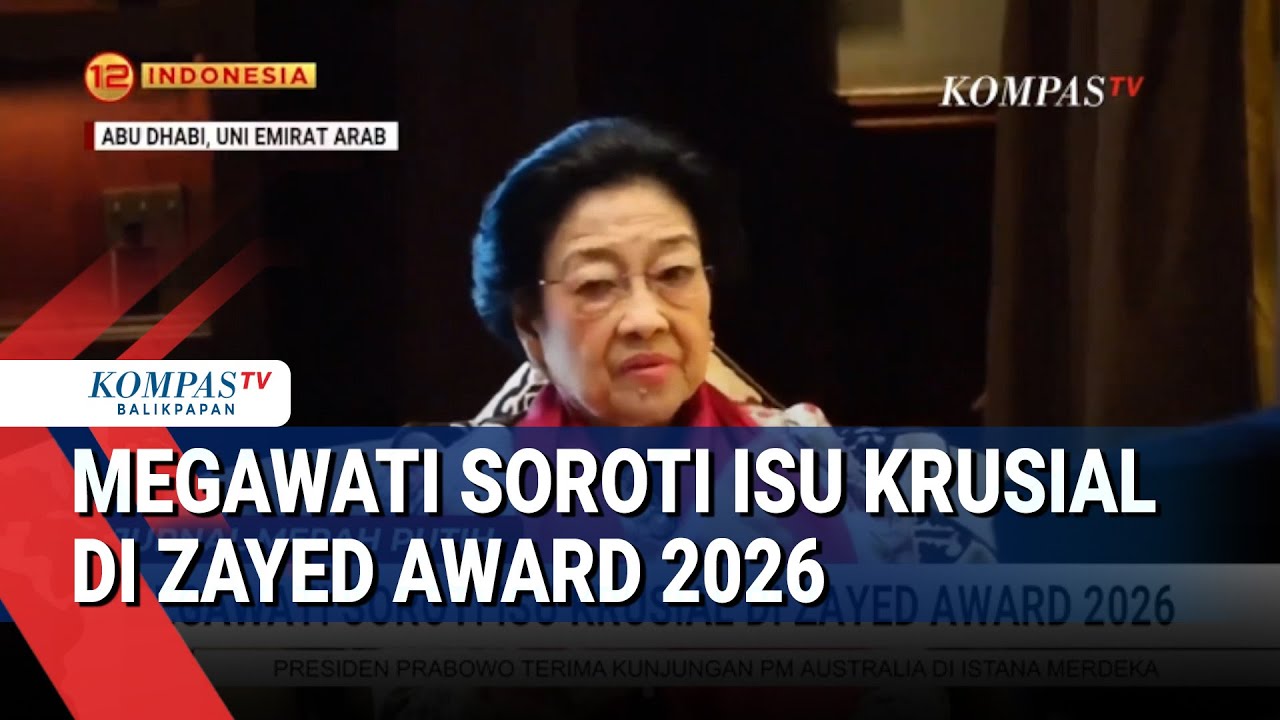 Megawati Soroti Isu Krusial di Zayed Award 2026