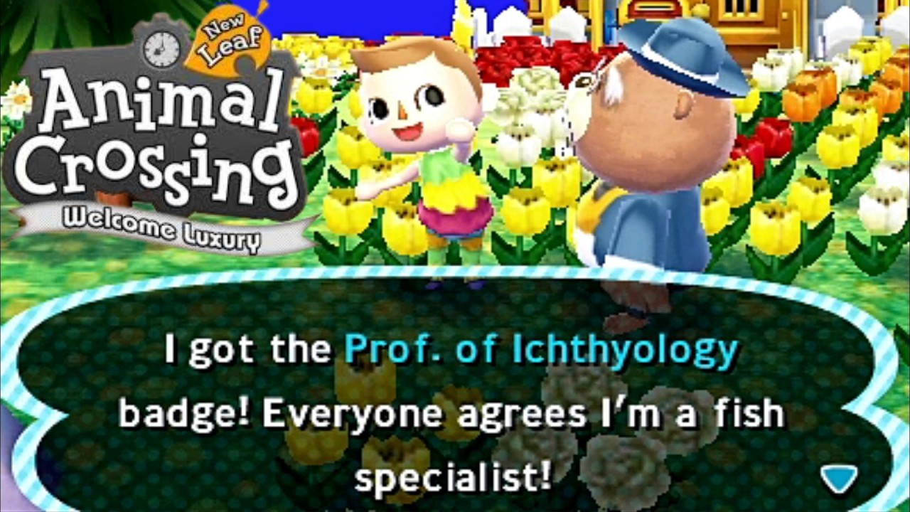 Animal Crossing Welcome Luxury 3DS Day 103: Fish Encyclopedia Complete