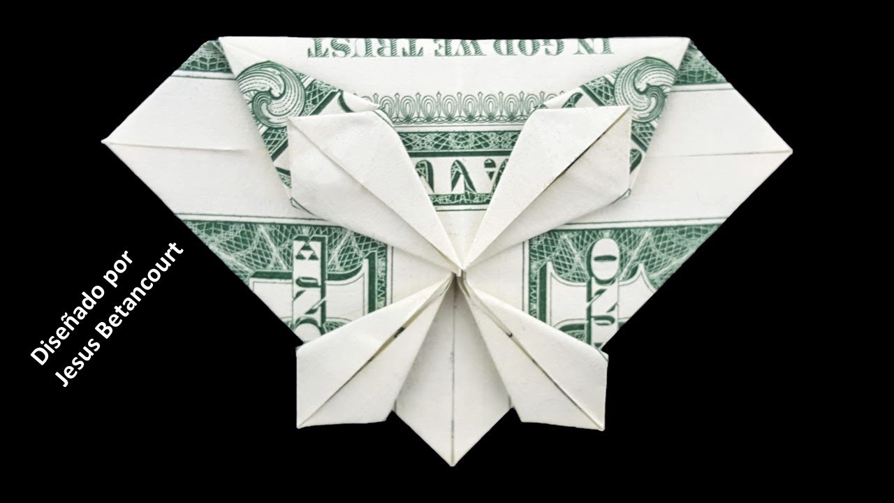 Como hacer un Diamante con un billete de un dólar